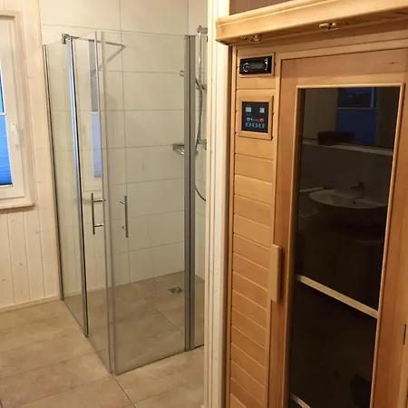 Ferienhaus Skipper Hus by Seeblick Ferien ORO, Kamin,Sauna-2